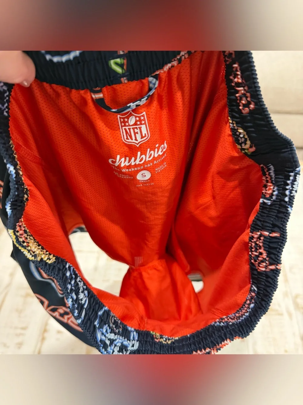 Chubbies NFL Chicago Bears Classic Swim Trunks 5.5” Like New